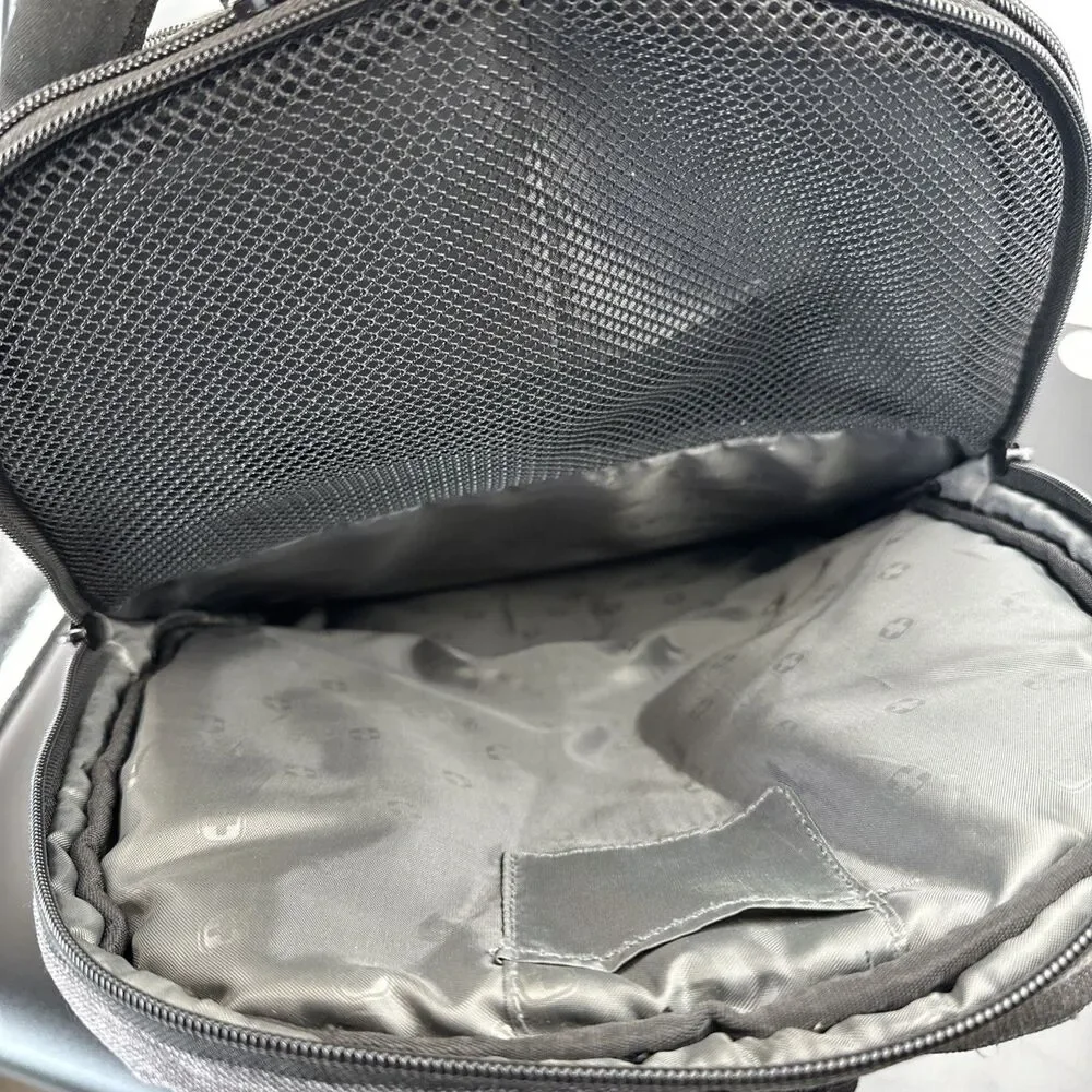 SwissGear ScanSmart Airflow Laptop Backpack Gray Travel School Carry On Bag